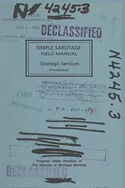 Cover of Simple Sabotage Field Manual