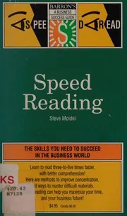 Cover of Speed Reading