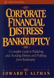Cover of Corporate Financial Distress and Bankruptcy