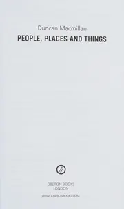 Cover of People, Places and Things