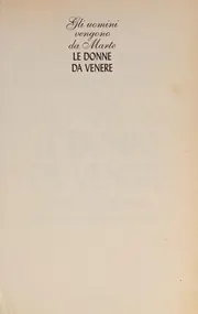 Cover of Gli Uomini Vengono Da Marte le Donne Da Venere