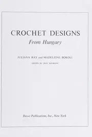 Cover of Crochet Designs from Hungary