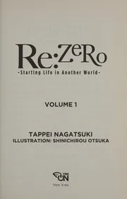 Cover of Re:ゼロから始める異世界生活 1