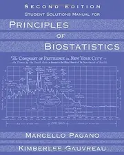 Cover of Student Solutions Manual for Pagano and Gauvreau's Principles of Biostatistics