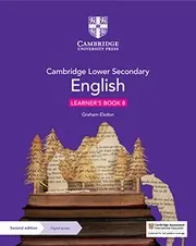 Cover of Cambridge Lower Secondary English Learner's Book 8 with Digital Access