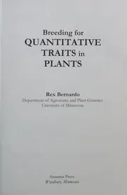 Cover of Breeding for Quantitative Traits in Plants