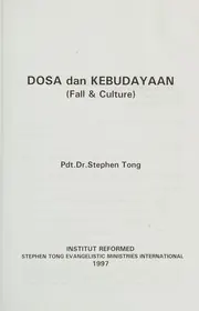 Cover of Dosa Dan Kebudayaan =