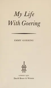 Cover of My Life with Goering