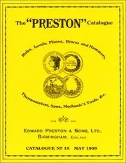 Cover of The "Preston" Catalogue