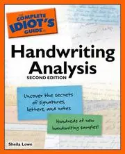 Cover of The Complete Idiot's Guide to Handwriting Analysis