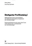 Cover of StuttgarterProfilkatalog