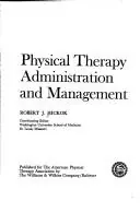 Cover of Physical Therapy Administration and Management