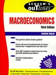Cover of Schaum's Outline of Theory and Problems of Macroeconomics