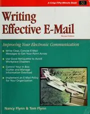Cover of Writing Effective E-mail