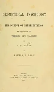 Cover of Geometrical Psychology, or, The Science of Representation