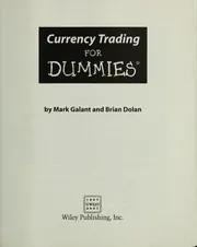 Cover of Currency Trading for Dummies