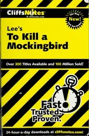 Cover of Cliffsnotes to Kill a Mockingbird