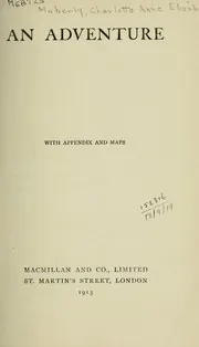 Cover of An Adventure