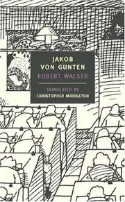 Cover of Jakob von Gunten