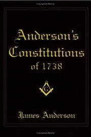 Cover of Anderson's Constitutions of 1738