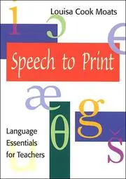Cover of Speech to Print