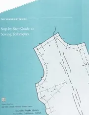 Cover of The Vogue-Butterick Step-By-Step Guide to Sewing Techniques