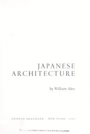 Cover of Japanese Architecture