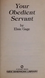 Cover of Your Obedient Servant