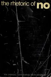 Cover of The Rhetoric of No