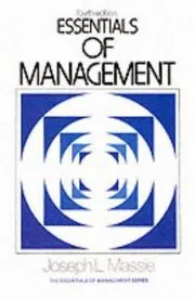 Cover of Essentials of Management